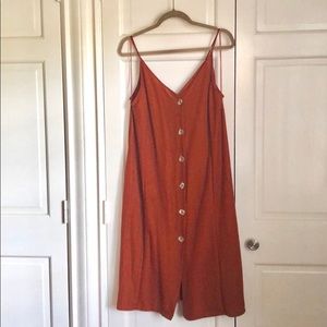 Zara midi button down dress